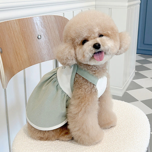 ※予約販売【near by us】corduroy one piece（Greentea）