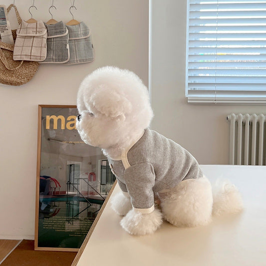 ※予約販売【near by us】marshmallow top (gray)