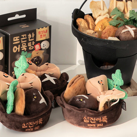 即納【BITE ME × Samjin Amook】Fish Cake Soup Toy