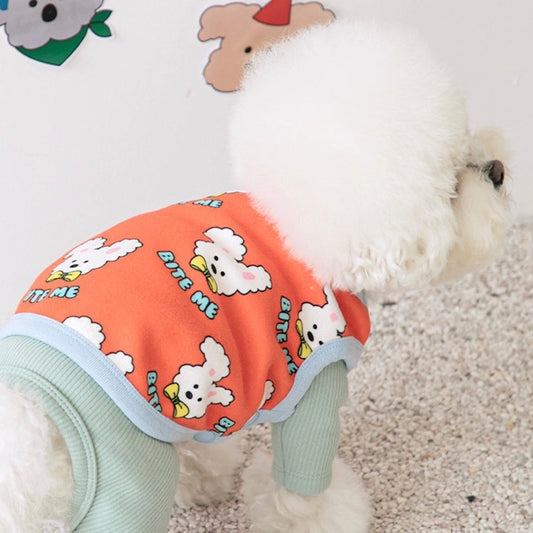 ※予約販売【BITE ME】Bite me bebe sleeping vest（rabbit）