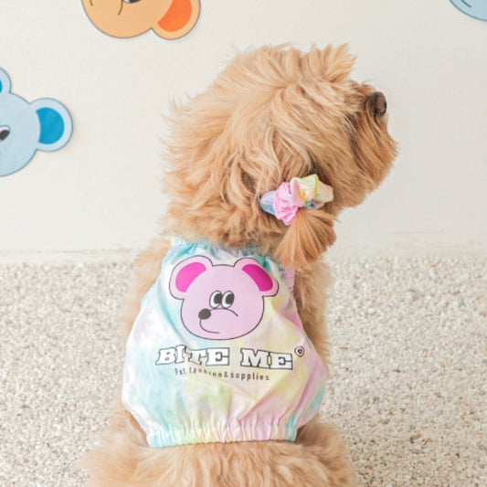 ※予約販売【BITE ME】sherbet bear Balloon Top（Pink）