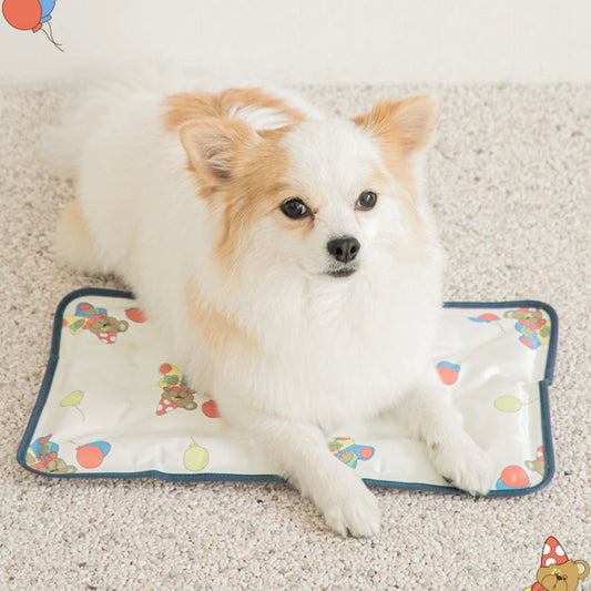 ※予約販売【BITE ME】Baby Bear Cool Mat（Pierrot Bear）