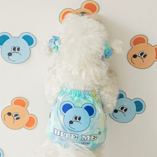 ※予約販売【BITE ME】sherbet bear Balloon Top（Blue）