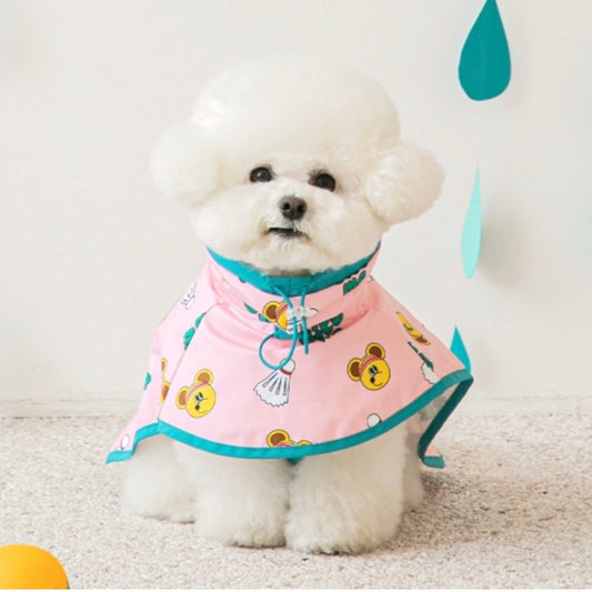 ※予約販売【BITE ME】easy-peasy poncho raincoat（Badminton）