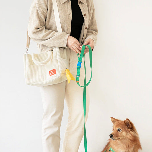 ※予約販売【BITE ME】All day corduroy Dog Walking Bag