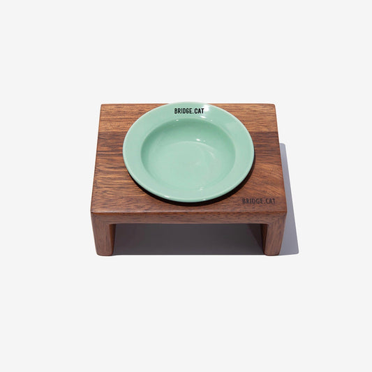 ※予約販売【BRIDGE.DOG】BRIDGE CAT TOY DISH(MINT)艶あり