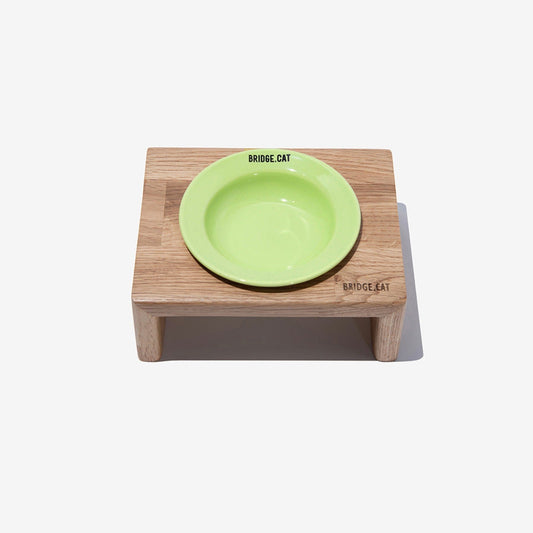 ※予約販売【BRIDGE.DOG】BRIDGE CAT TOY DISH(BABY GREEN)艶あり
