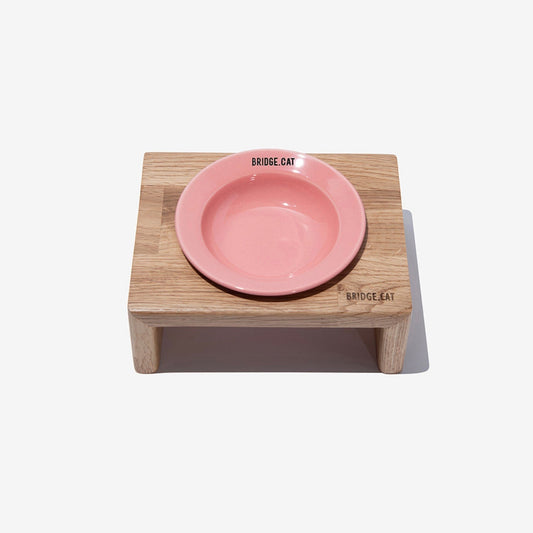 ※予約販売【BRIDGE.DOG】BRIDGE CAT TOY DISH(CORAL PINK)艶あり