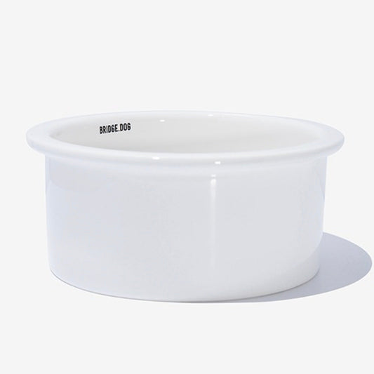 ※予約販売【BRIDGE.DOG】BRIDGE BIG BOWL 18cm（WHITE）艶あり