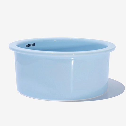 ※予約販売【BRIDGE.DOG】BRIDGE BIG BOWL 18cm(BABY BLUE)艶あり