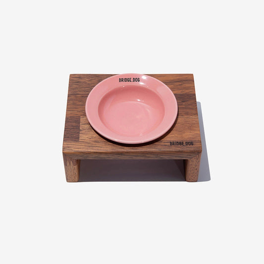 ※予約販売【BRIDGE.DOG】BRIDGE TOY DISH（CORAL PINK）艶あり