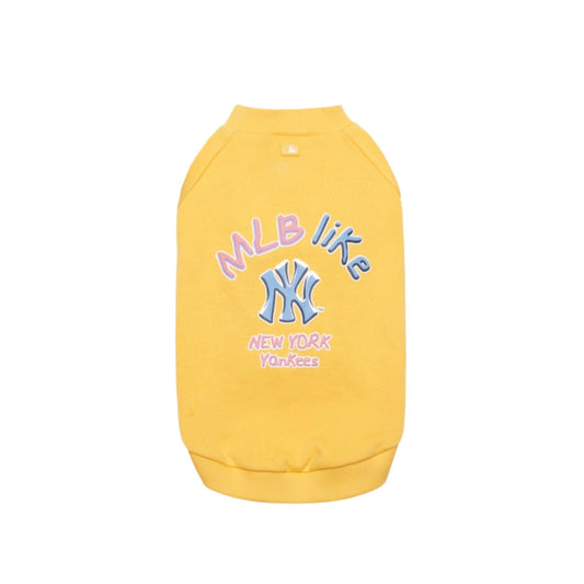 ※予約販売【MLB KOREA】MLB LIKE sweat shirt（Light Yellow）