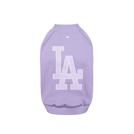 ※予約販売【MLB KOREA】MLB big logo sweat shirt（Lavender）