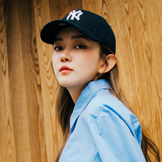 ※予約販売【MLB KOREA】N-COVER FIT slider cap NY（Black）人間用