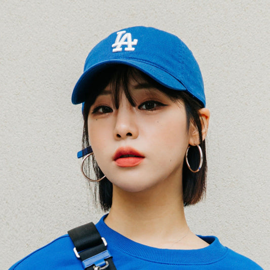 ※予約販売【MLB KOREA】N-COVER FIT slider cap LA（Blue）人間用