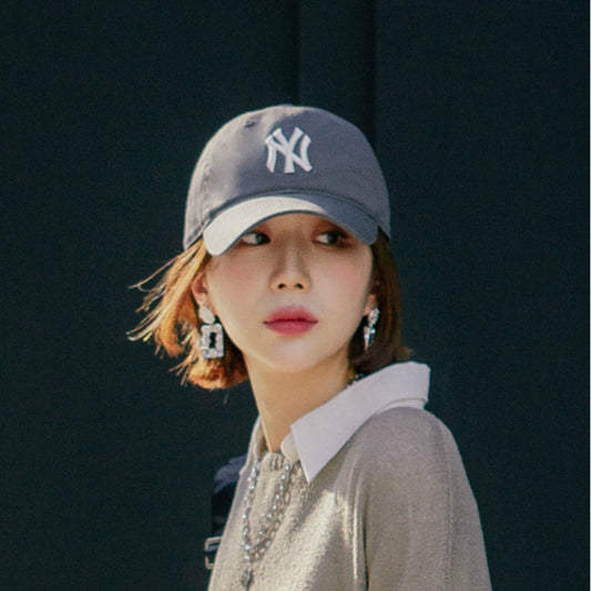 ※予約販売【MLB KOREA】N-COVER FIT slider cap NY（Gray）人間用