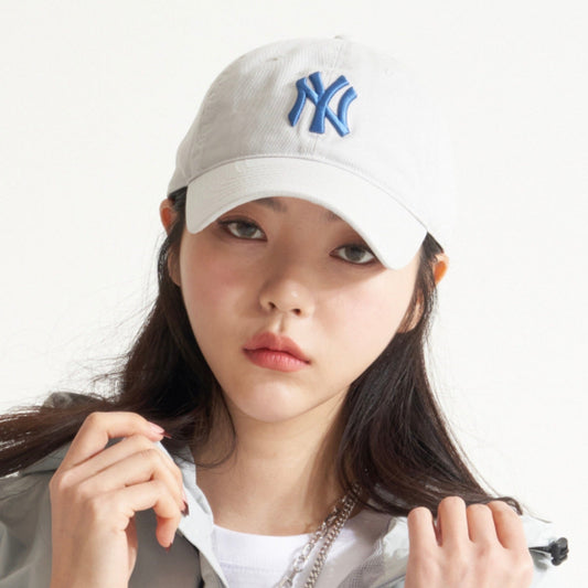 ※予約販売【MLB KOREA】N-COVER FIT slider cap NY（Cream）人間用