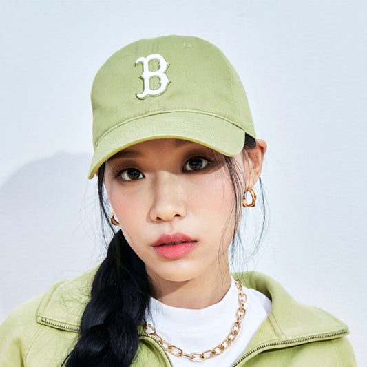 ※予約販売【MLB KOREA】N-COVER FIT slider cap Boston（Light Green）人間用