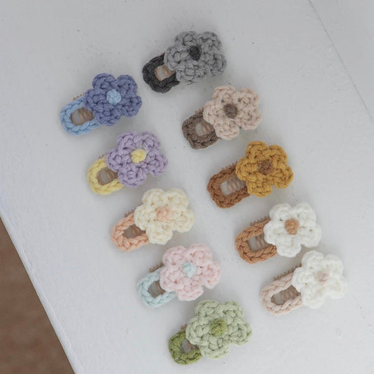 ※予約販売【near by us】flower hair pin（f/w hair pin）