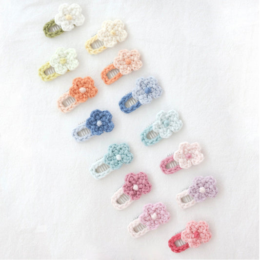 ※予約販売【near by us】flower hair pin（s/s hair pin）