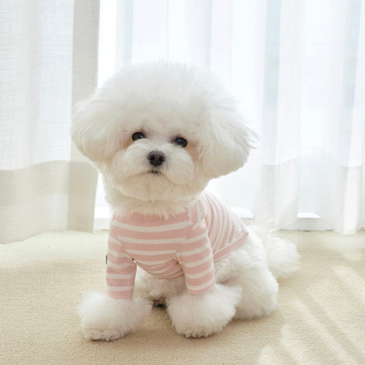 ※予約販売【small stuff】STRIPED T-SHIRT（BABY PINK）