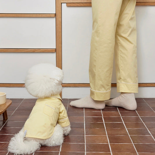 ※予約販売【small stuff】COTTON SLEEPWEAR（YELLOW）