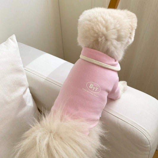 ※予約販売【Bonjour TOU-TOU】mellow half zip（PInk）
