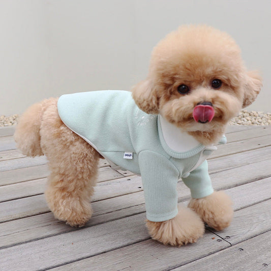 ※予約販売【Chiot】Blooming collar cardigan(Milky mint)
