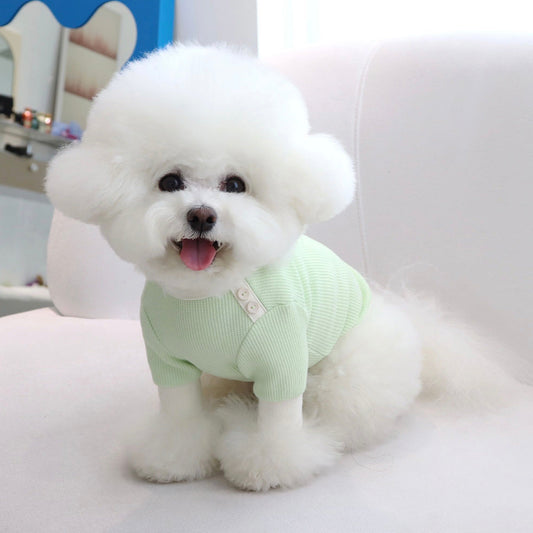 ※予約販売【Chiot】Sherbet waffle T-shirt(Melon green)