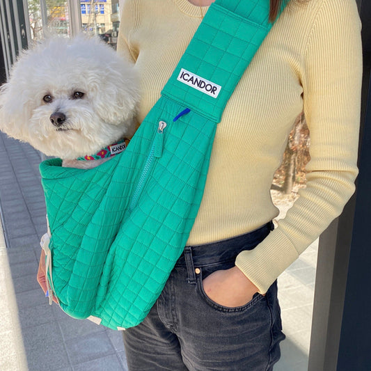 ※予約販売【iCANDOR】Dumpling Bag（Lettuce Green）