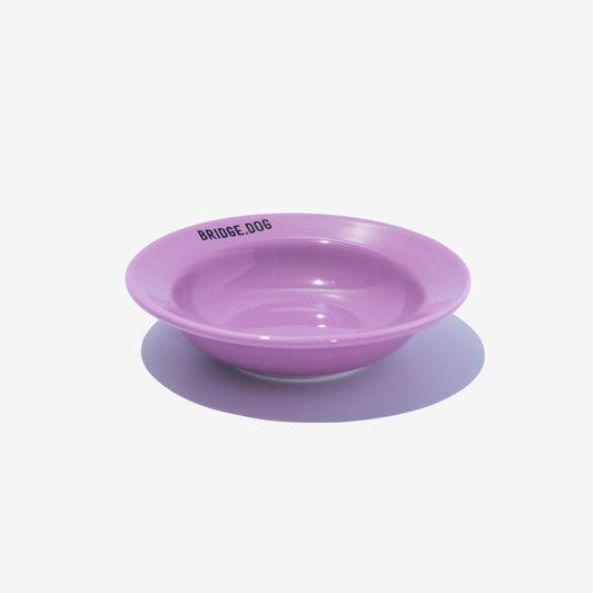 ※予約販売【BRIDGE.DOG】BRIDGE TOY DISH(LILAC)艶あり