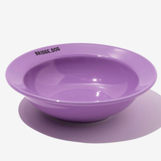 ※予約販売【BRIDGE.DOG】BRIDGE MINI DISH(LILAC)艶あり