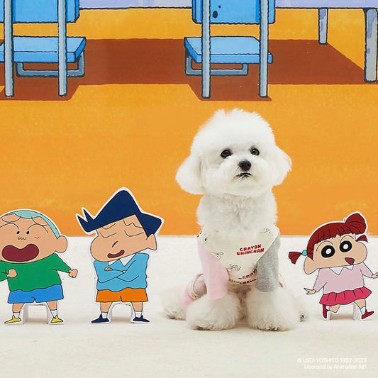 ※予約販売【DA】Crayon Shin-shan Allover All-in-one(Pink)