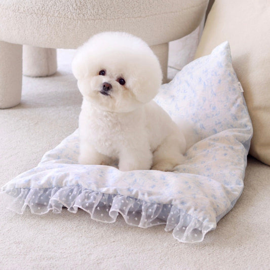 ※予約販売【GET BACK】Goose blanket(Flower Blue)