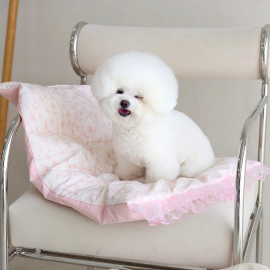 ※予約販売【GET BACK】Goose blanket(Flower Pink)