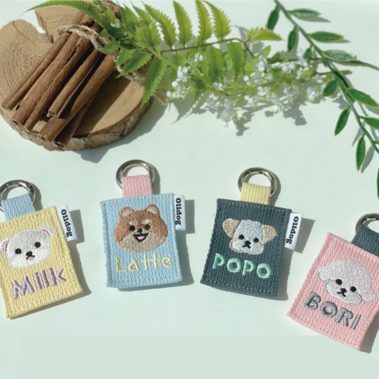 ※予約販売   【ol1dog】うちの子 Name Tag(Cotton series)