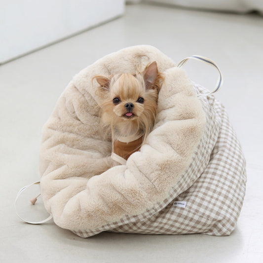 ※予約販売【GET BACK】Goose Hood(Beige / Fur)