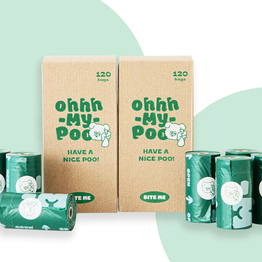 即納【BITE ME】Oxo-Bio degradable plastics poop bag - Ohhh my poo