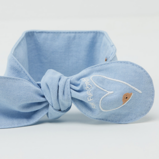 ※予約販売【FOR FUR BABY】Summer Denim Cool Scarf