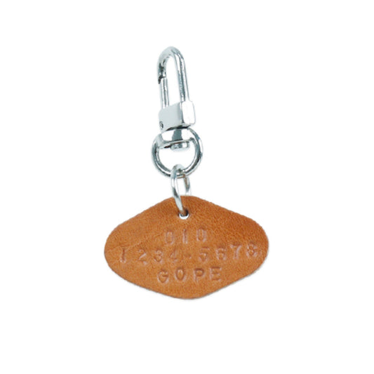 ※予約販売【GOPE】 Picture Dog Name Tag(Tan)