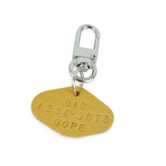 ※予約販売【GOPE】 Picture Dog Name Tag（Yellow）