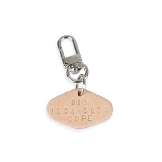 ※予約販売【GOPE】 Picture Dog Name Tag(Natural)