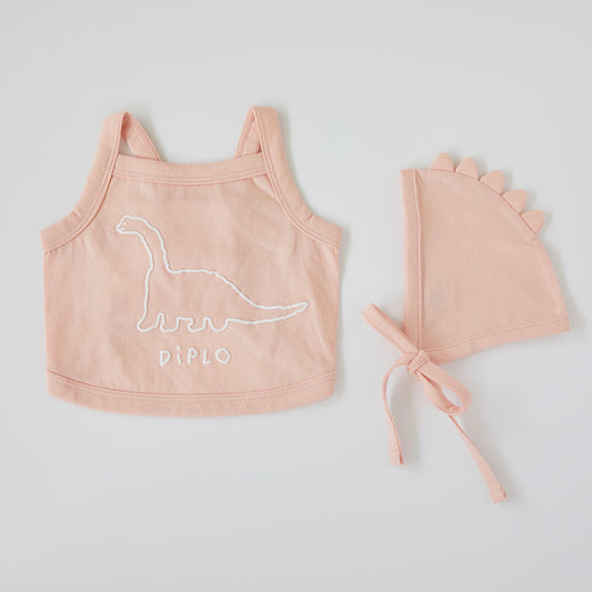 ※予約販売【DA】jogumanstudio String Crop Sleeveless + Bonnet（Diplo）