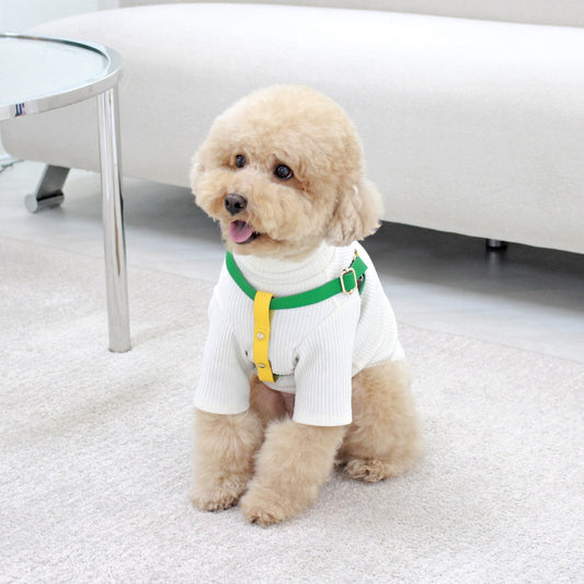 ※予約販売【maison de miu】 Running Mate Harness（Green / Yellow）