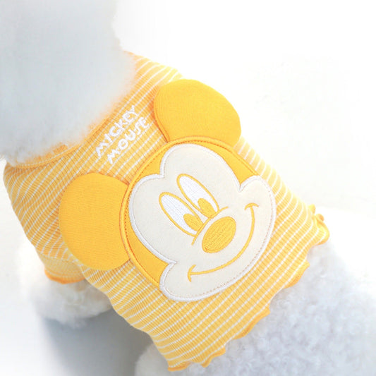 ※予約販売【DA】Mickey Mouse cardigan(イエロー)