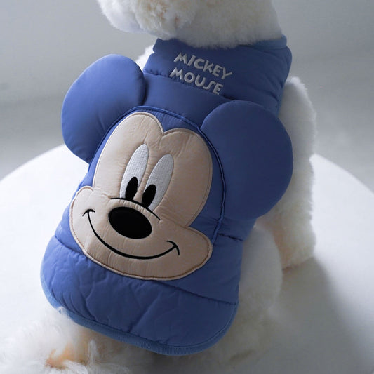 即納【DA】Mickey Mouse padding（シーブルー）