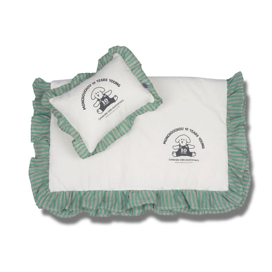 ※※予約販売【monchouchou】HAPPY 10 BLANKET（White）