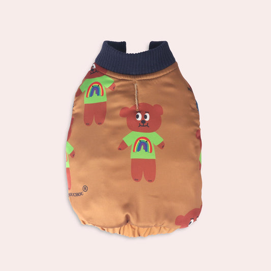 ※※予約販売【monchouchou】DUMB BEAR PADDING（ウォームブラウン）