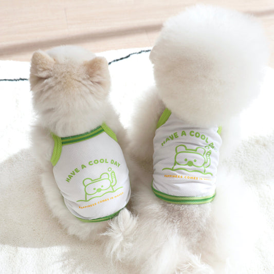即納【DURANG RURANG】SUMMER COOL TOPS（GREEN）