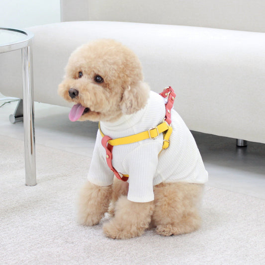 ※予約販売【maison de miu】 Running Mate Harness（Yellow / Coral）